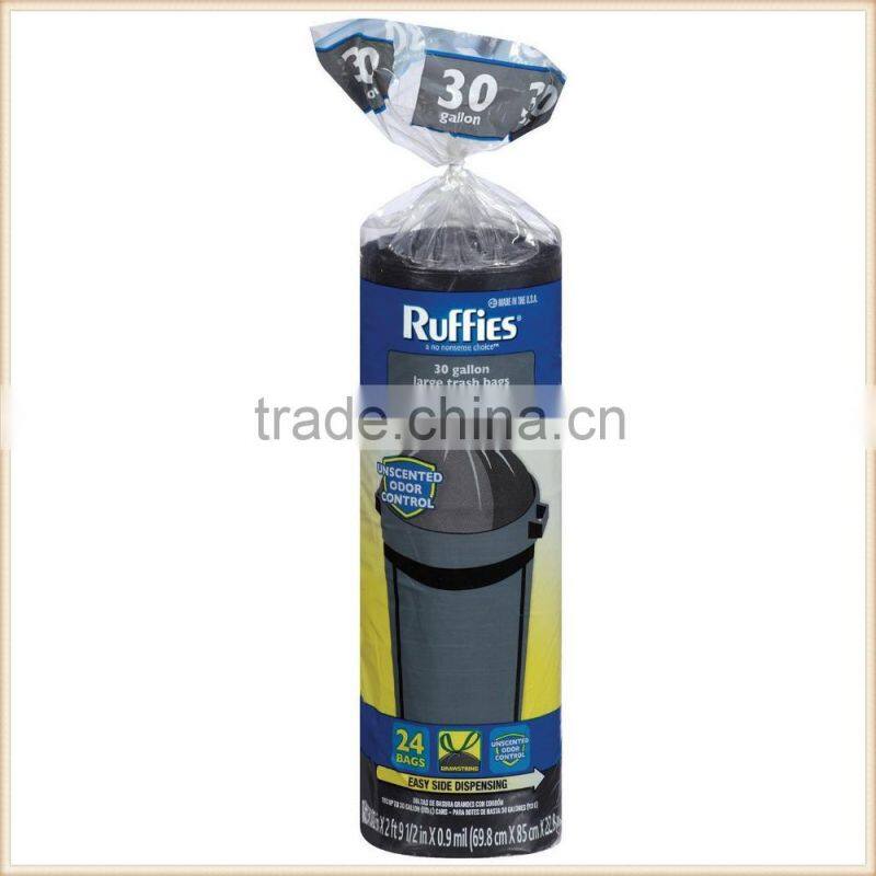 wholesale dgb-4 Large Trash Drawstring Trash Bag, 30 Gallon Capacity