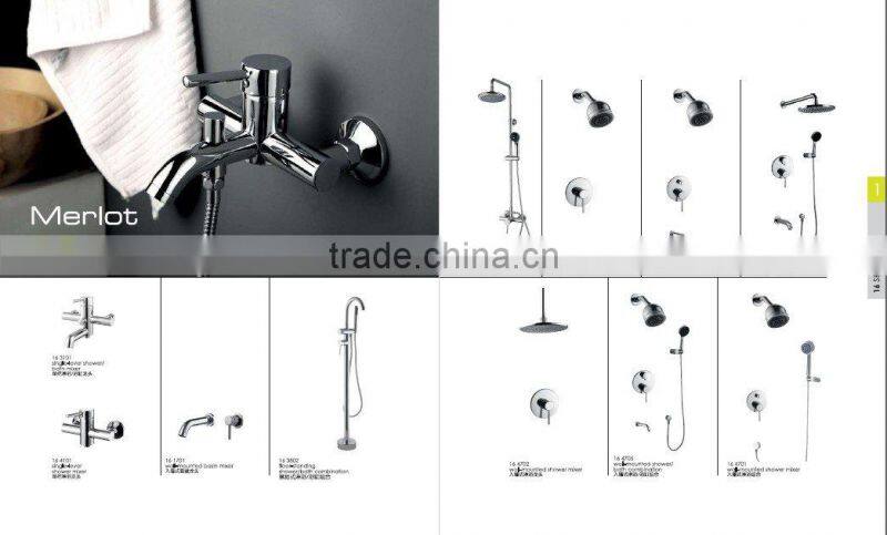 Round Shape Classical Design Concealed Shower Mixer 16 5701