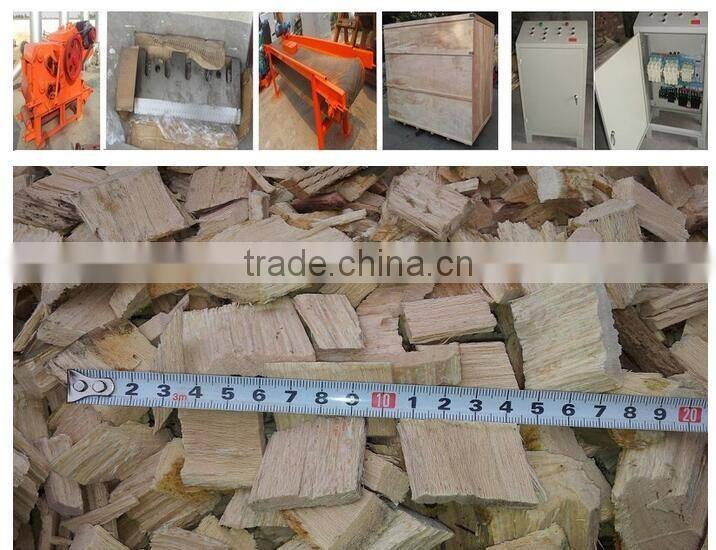 Drum chipper machine to make wood chips