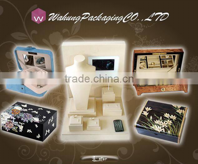 custom logo printed jewelry box, set jewelry box wholesale, single buy accept.
