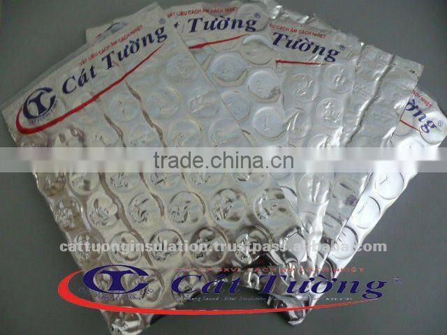 Woven cloth bubble foil