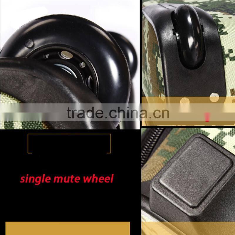 Hot Sale Travel Trolley Waterproof Camouflage Fabric Luggage Bag for Men