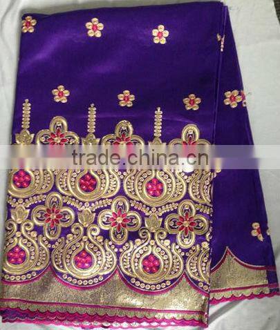 African george wrapper raw silk george fabric for dress in stock