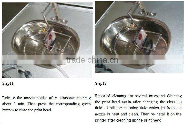 Xaar 1001 / 1002 printhead cleaning machine with ceramic ink