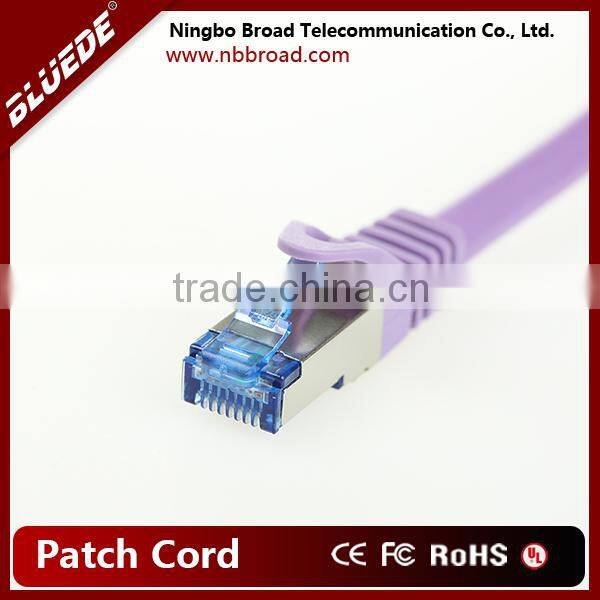 Newest professional CAT 5E CAT6 CAT6A CAT7 FTP SFTP SSTP fiber patch cords types
