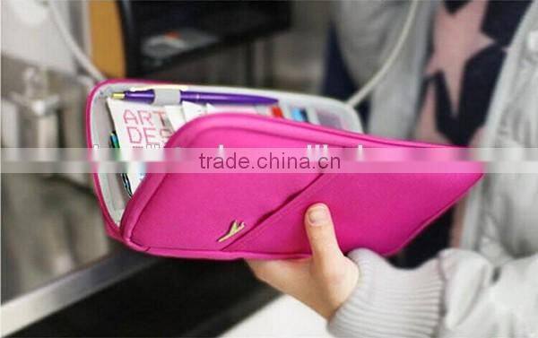 Fashion Travel Passport Holder Organizer Protector Cover Cute Card Case Wallet
