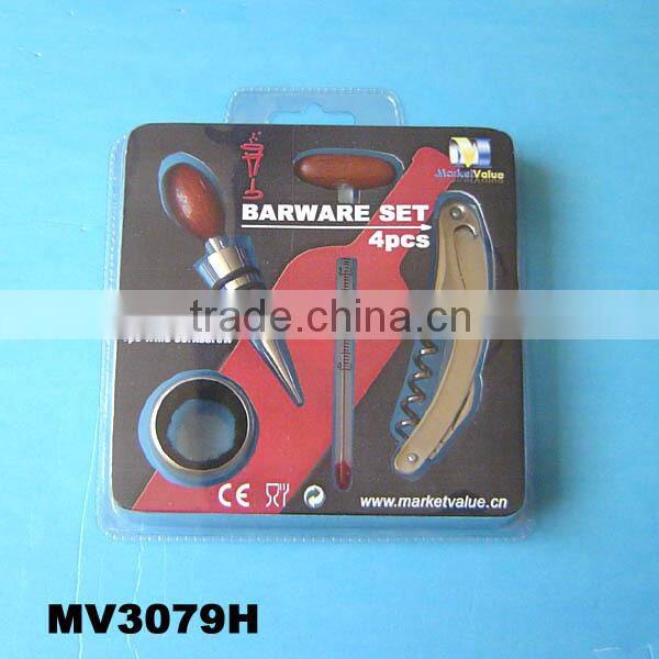 PROMOTIONAL 4PCS WINE SET D/B