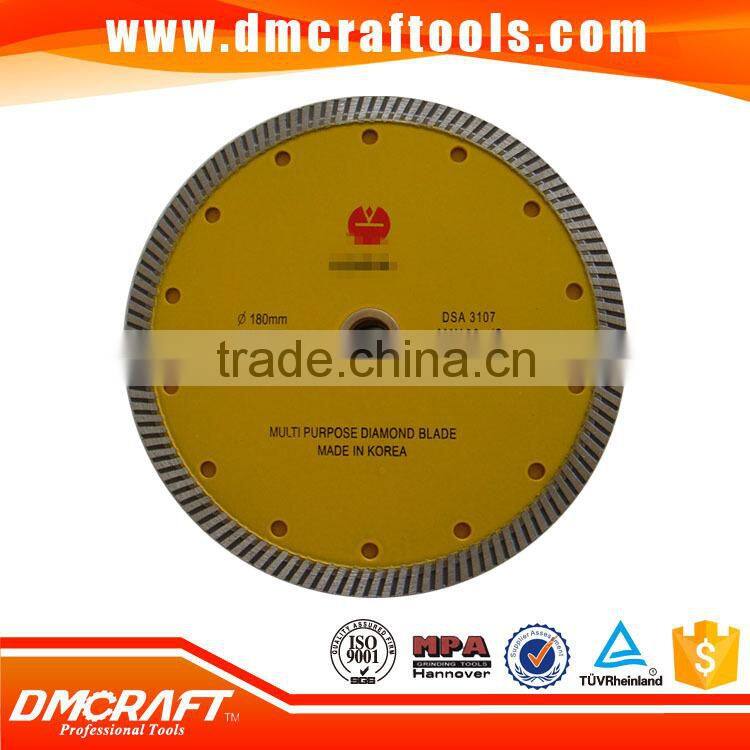 Diamond Turbo Saw Blade -- Cold Pressed