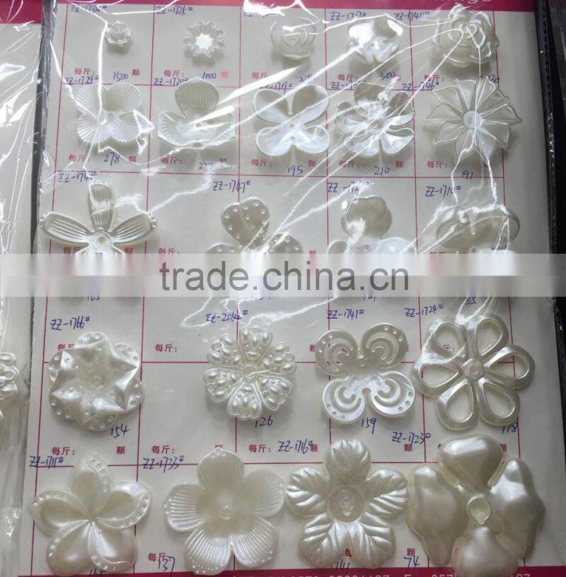 fancy ivory color small size drop star bear flower shape hair band accessories pearl