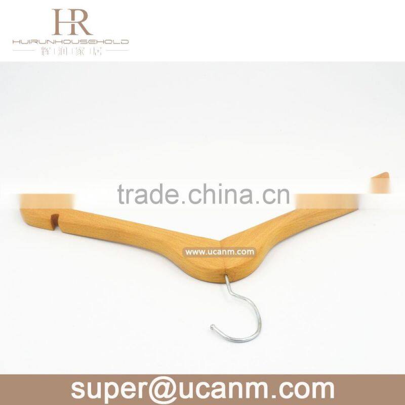 HRW-3010N beech wood hanger shirt hanger