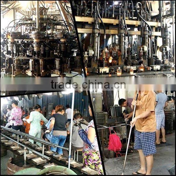 Custo made large candle holder glass tall