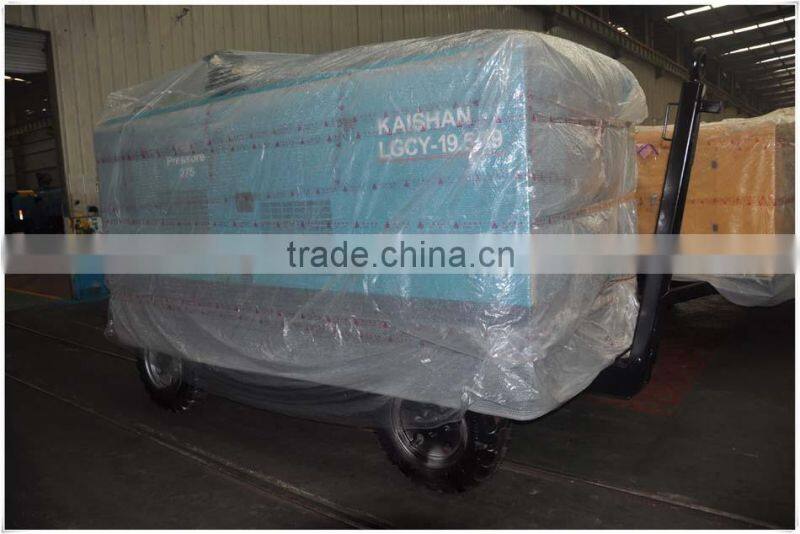 KAISHAN BRAND LGCY19.5/19 Diesel Engine Screw Air Compressor For Sand Blasting