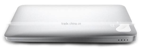 Super slim ABS 10000mAh lithium polymer power bank for smartphones