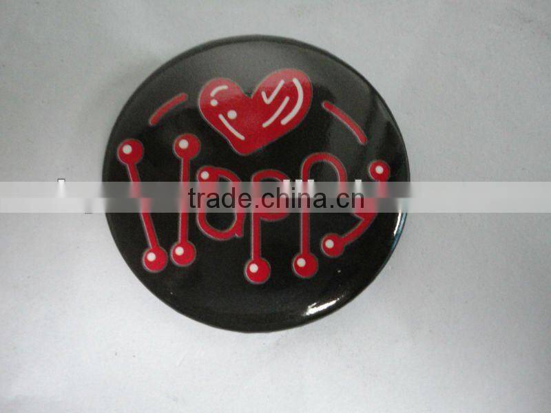 lovely cartoon tin lapel pin