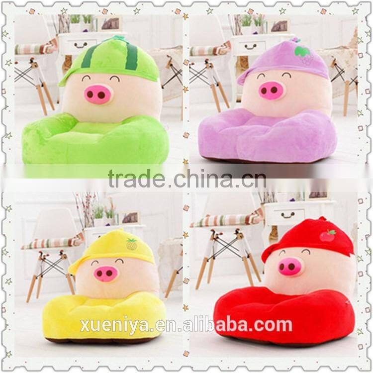 Custom Soft Cute Plush Baby Animal Sofa Chair