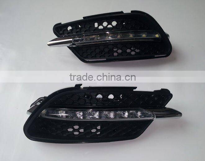 high quality LED daytime running lights with cover for BENZ C-CLASS W204 AMG Style
