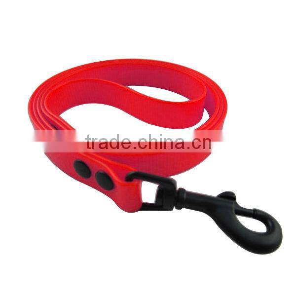 Waterproof and thoughness red TPU dog leash