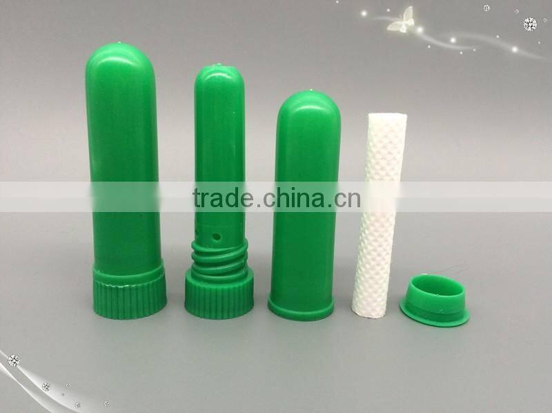 High quality blank Nasal Inhaler sticks, Nasal inhaler sticks with high quality cotton wick, 8 colors nasal inhaler blank