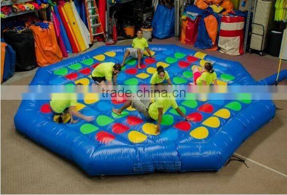custom made large size Inflatable twister game