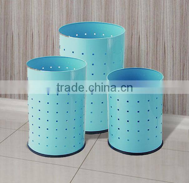 Metal garden compost kitchen bucket bin galvanised waste recycle dustbin