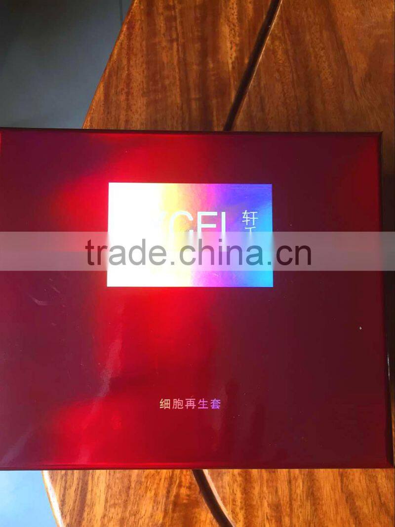 2015elegant cardboard golden purfume box