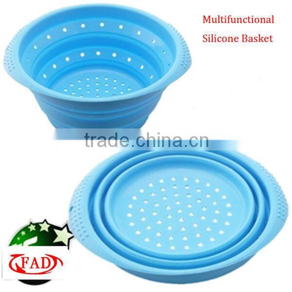 Leaky Bowl, Silicone Multifunctional Bowl, Kitchen Tool