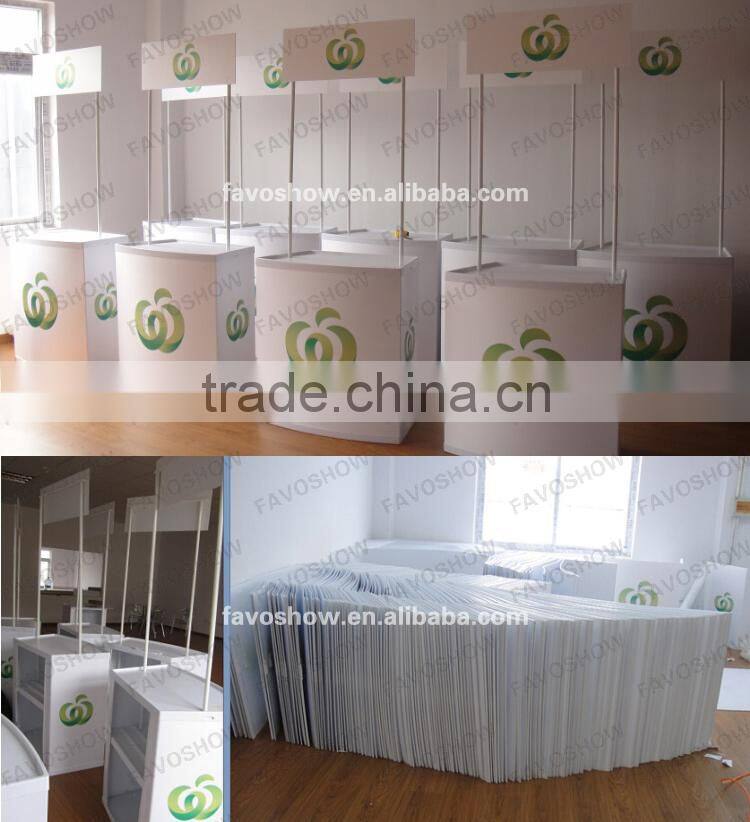 Hot Sale ABS Promotion Table, High Quality Promotion Counter