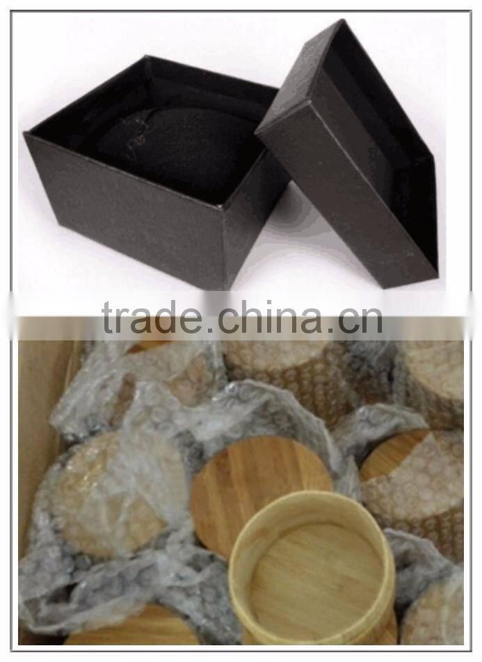 Handcraft Ebony Wooden Quartz Watch with customized logo