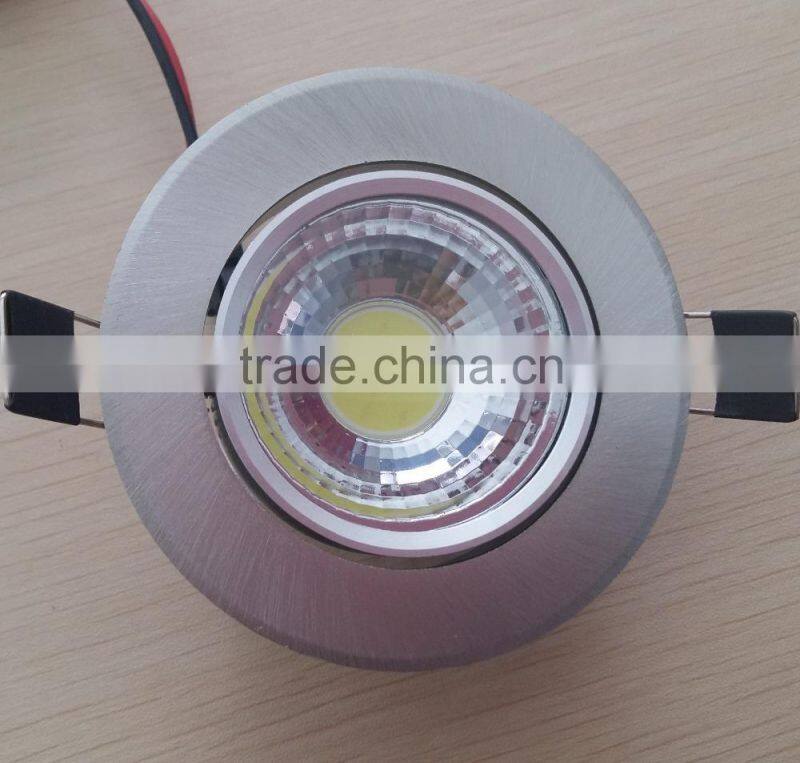 AC85-265V isolated current constant 5w cob led downlight