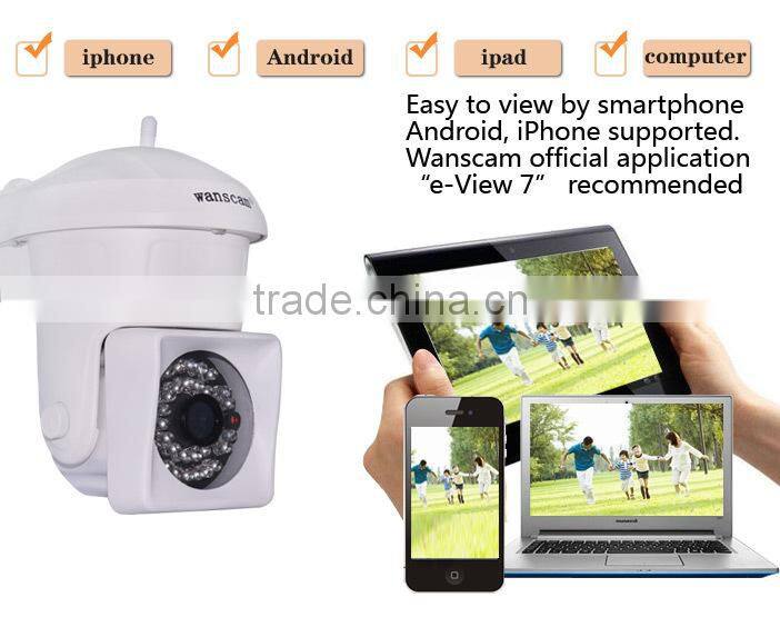 Hot selling 720P CCTV bullet Waterproof Outdoor Network Camera with H.264 IR 20m