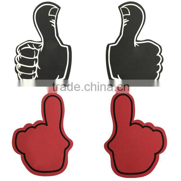 China OEM factory product custom cheering foam finger for sports cheer team and concert