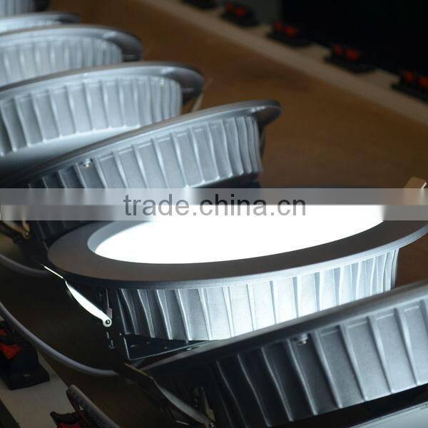 Factory price square led downlight silver 30w 18w 12w 8" 6" 4"