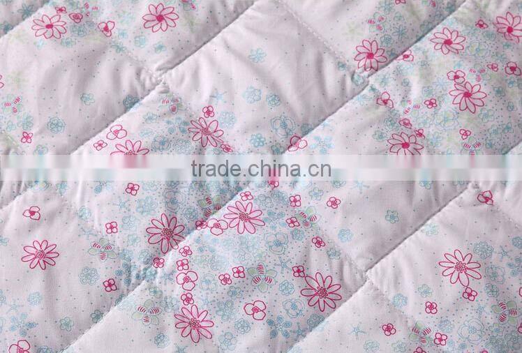Wholesale printed quilt batting/polyester quilt/summer quilt in nantong