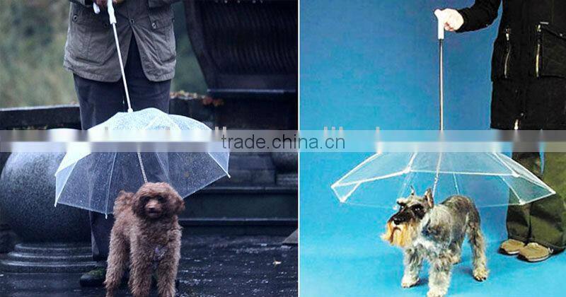 Promotion Transparant Pet Dog Umbrella from china factory
