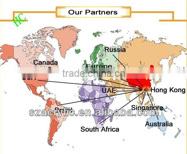 L-shape cheap wholesale plexiglass calendar