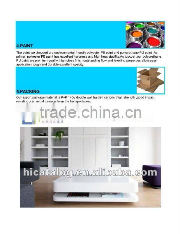 High glossy book shelf 1802#