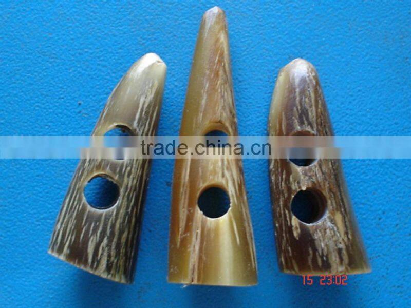 Buttons/Bulk Manufacturer Buffalo Horn & Buttons Toggle Button for Coat -