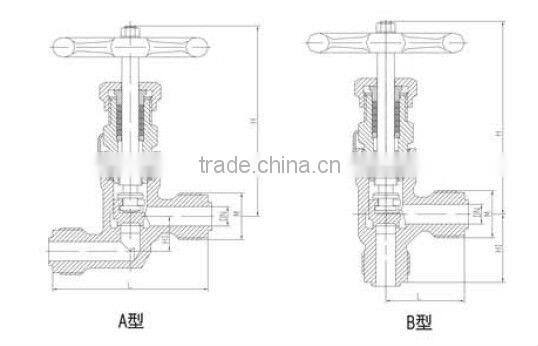 sw end forged globe valve