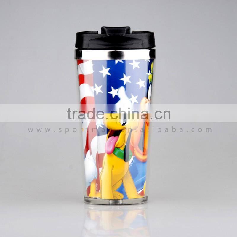 Colorful paper coffee cup fancy mug bulk buy from China travel mug