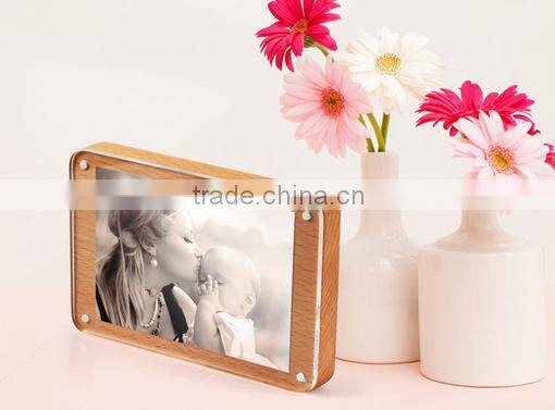 acrylic photo frames wood
