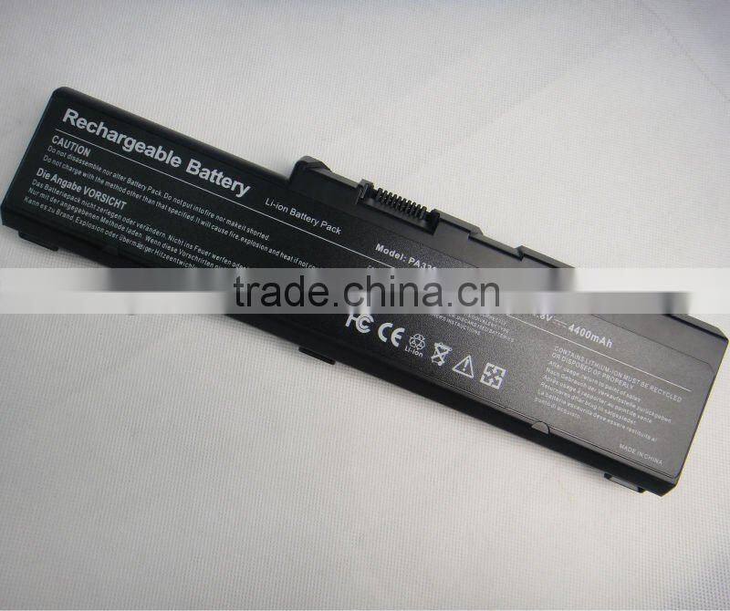 replacement cheap notebook battery for toshiba PA3383U Satellite A75 a70 /P30/P75/Satellite p35