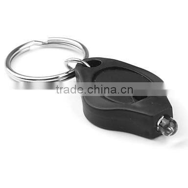 Custom Multicolored Rainbow LED Keychain Flashlight