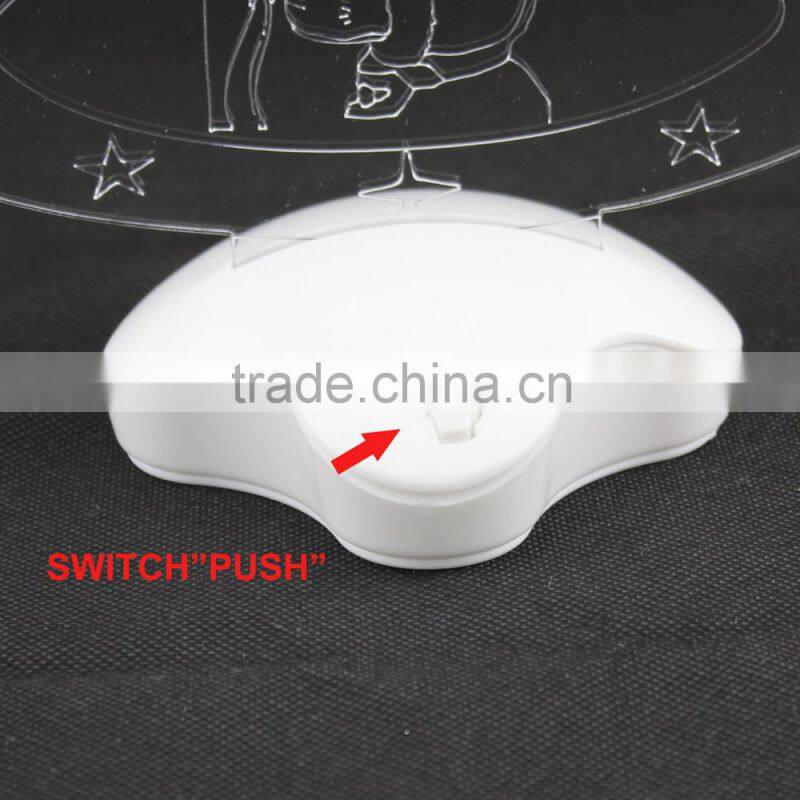 Christmas Acrylic scene Kids Room Art Sculpture Lights Produces Unique Lighting Effects - Amazing Optical decorative, BO