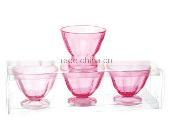 Plastic PS ice cream sundae dish #TG20778