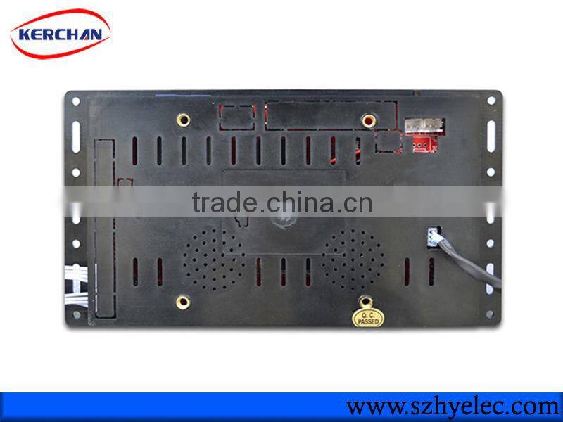 button activated 7 Inch lcd display retail store with open frame