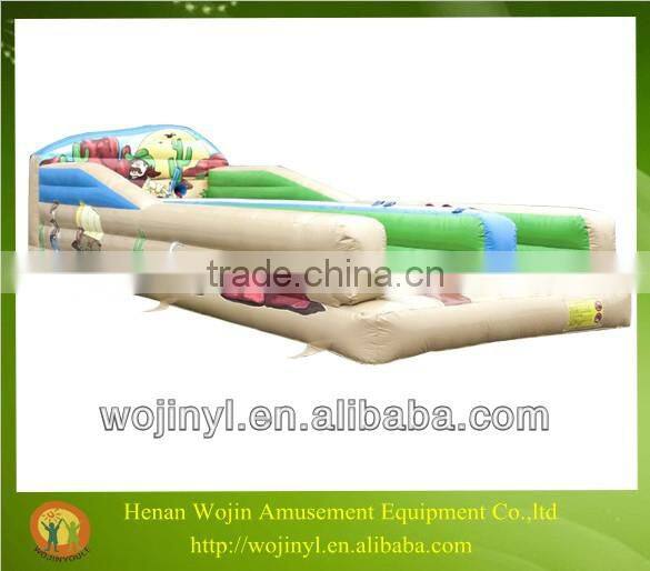 Inflatable football throwing game