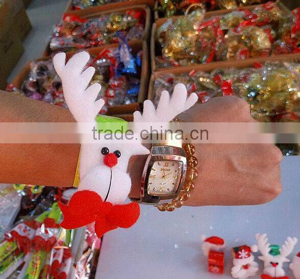 2014 Wholesale Promotional slap bracelet cheap slap band Christma style