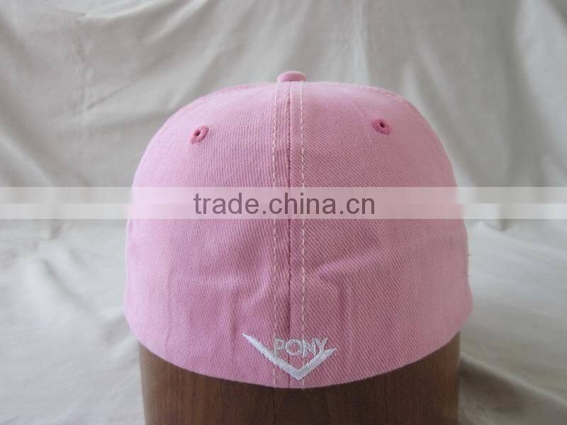 100% Cotton/Polyester flex fit/spandex baseball cap