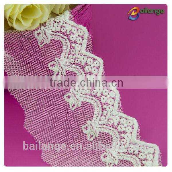 2016 top-level arch lace trim for high-end dresses