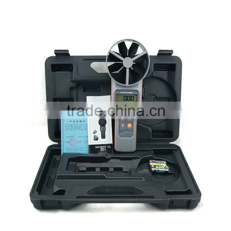 AZ8916 High Precision 10cm Vane Digital Anemometer Wind Speed Measuring Instrument Air Flow Detector with Optional Wind Shield